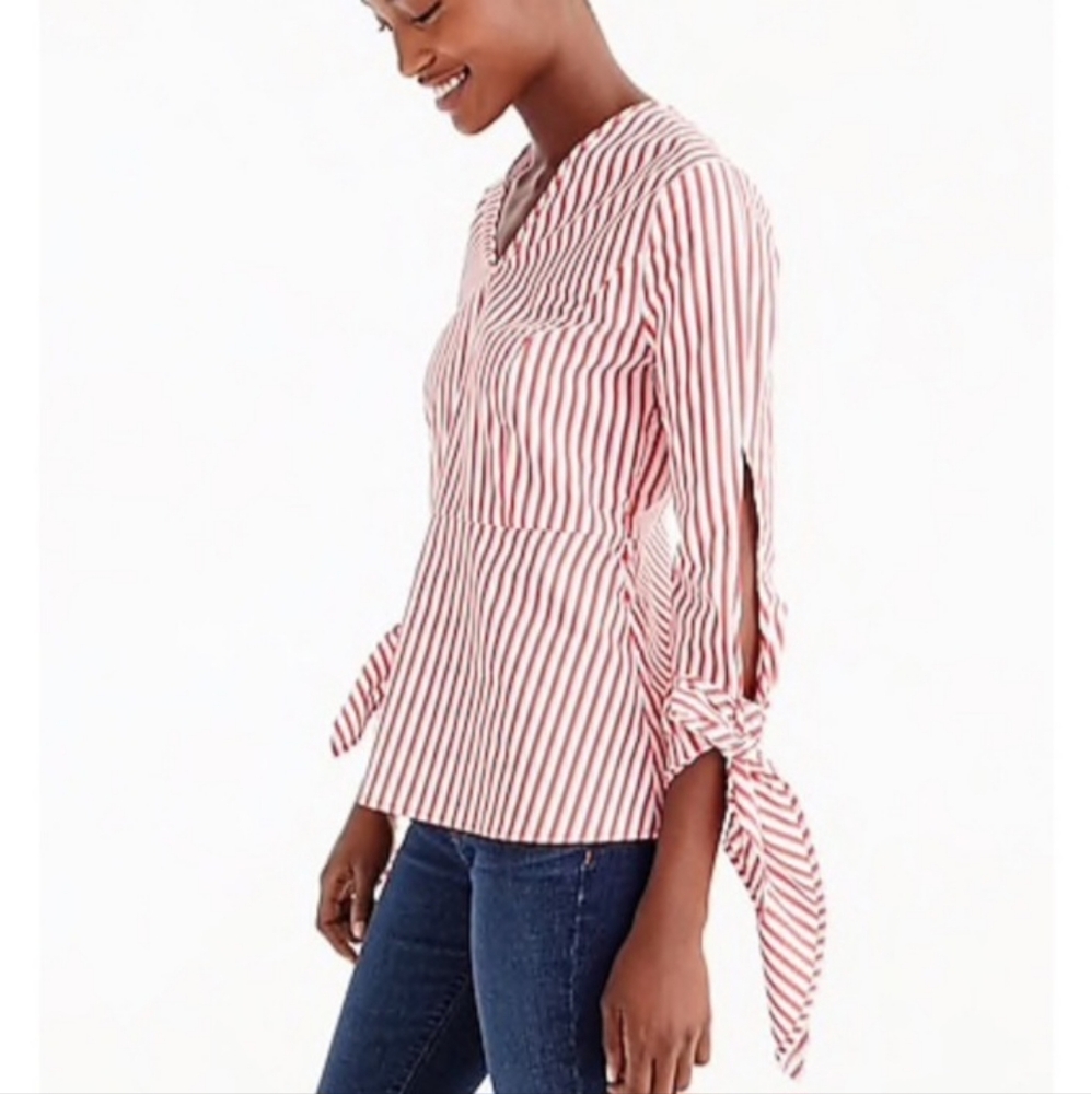 Universal Standard for J. Crew stripe blouse 2X